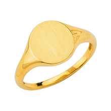 Load image into Gallery viewer, 14K Yellow Ladies Signet Ring