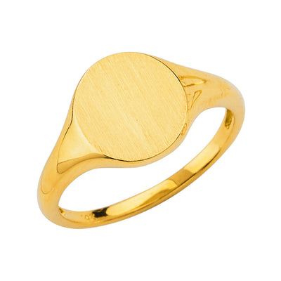 14K Yellow Ladies Signet Ring 2.6grams