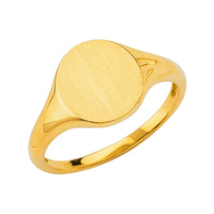 14K Yellow Ladies Signet Ring 2.6grams