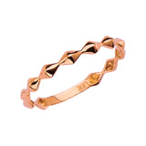 14K Pink Stackble Band 0.7grams