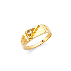14K Yellow BABY CZ Rings 1.4grams