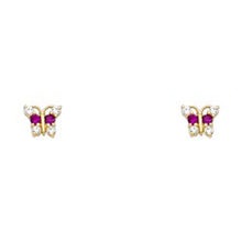 Load image into Gallery viewer, 14K Yellow Gold Assorted Stud Earrings With Screw Back