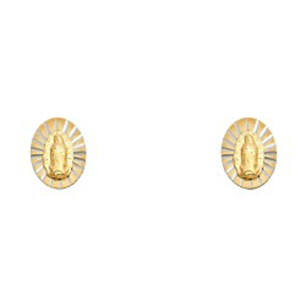 14K Yellow Gold Assorted Stud Earrings - Screw Back