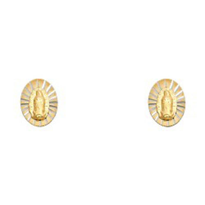 14K Yellow Gold Assorted Stud Earrings - Screw Back