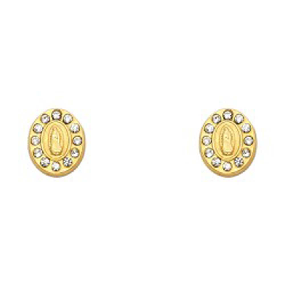 14K Yellow Gold Assorted Stud Earrings - Screw Back