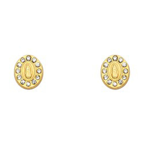14K Yellow Gold Assorted Stud Earrings - Screw Back