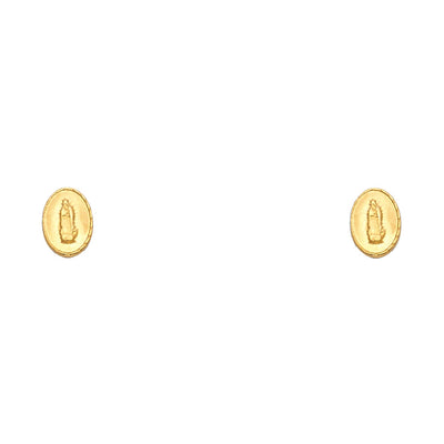 14K Yellow Gold Assorted Stud Earrings - Screw Back