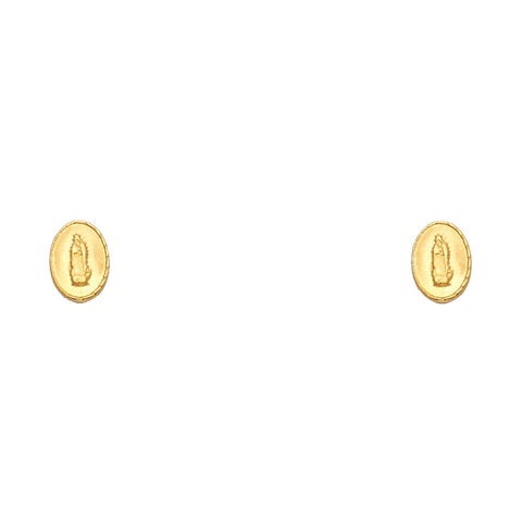 14K Yellow Gold Assorted Stud Earrings - Screw Back