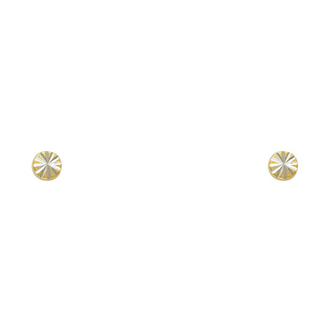 14K Yellow Gold Assorted Stud Earrings - Screw Back