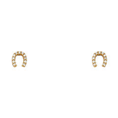 14K Yellow Gold Assorted Stud Earrings - Screw Back