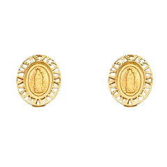 14K Yellow Gold Assorted Stud Earrings - Screw Back
