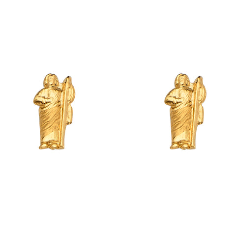 14K Yellow Gold Assorted Stud Earrings - Screw Back