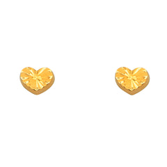 14K Yellow Gold Assorted Stud Earrings - Screw Back