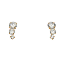 Load image into Gallery viewer, 14K Yellow Gold Pearl and Assorted Stud Earrings - Screw Back