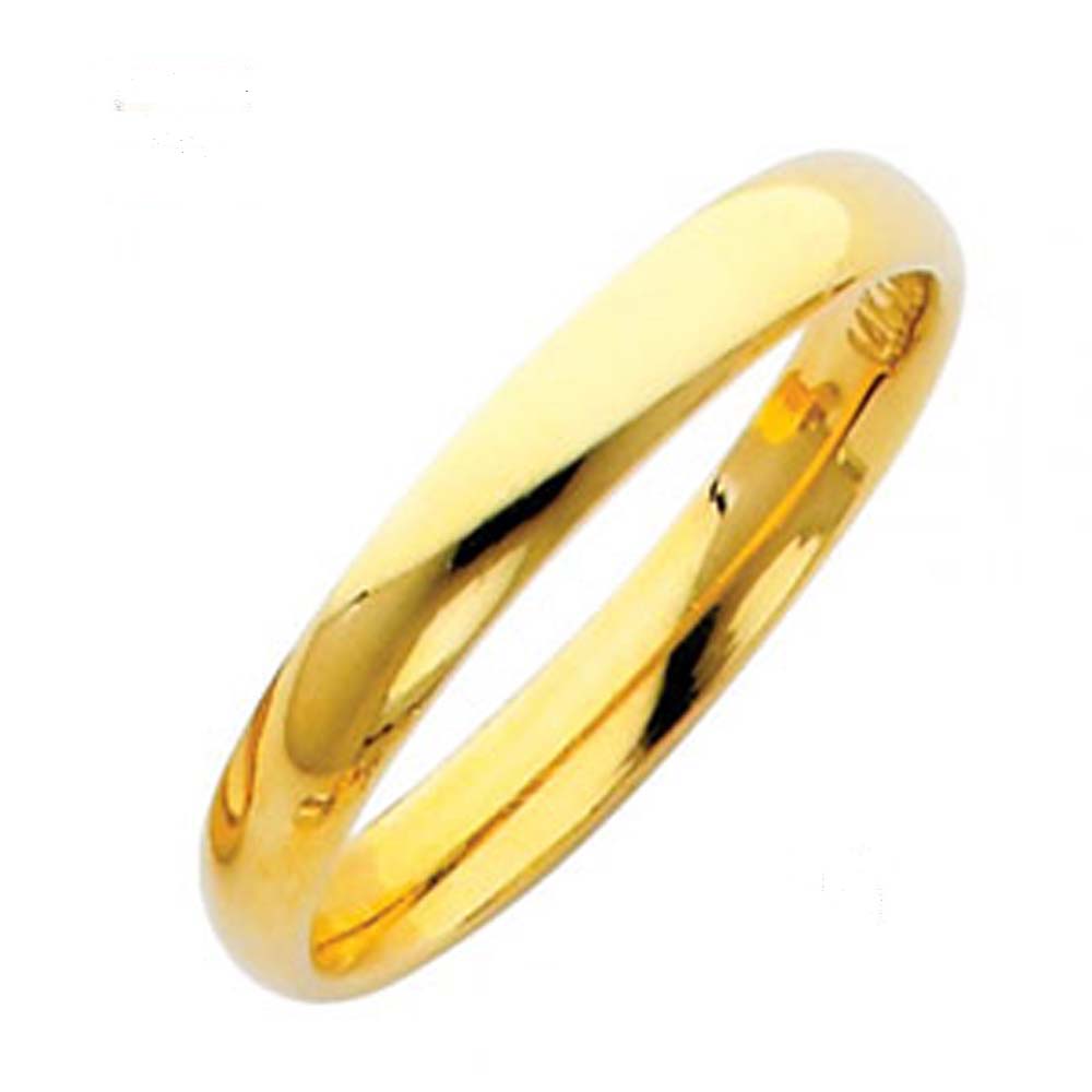 14K Yellow Gold 7MM Classic Comfort Fit Wedding Band