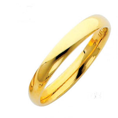 14K Yellow Gold 8MM Classic Comfort Fit Wedding Band