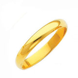 14K Yellow Gold 8MM Traditional Classic Wedding Band