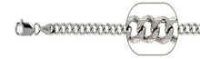 Load image into Gallery viewer, Sterling Silver 200-8MM Solid Rhodium Plated Curb Chain