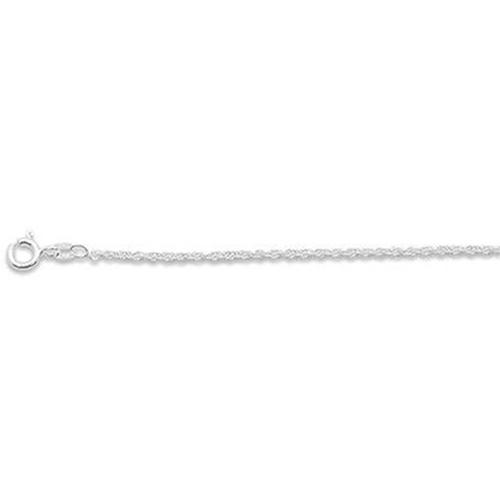 Sterling Silver Loose Rope Chain 030-1.4MM with Spring Clasp