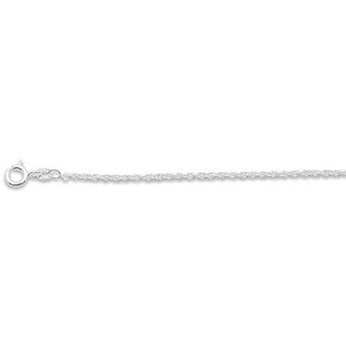 Sterling Silver Loose Rope Chain 030-1.4MM with Spring Clasp