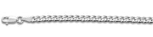 Load image into Gallery viewer, Sterling Silver 080-3mm Solid Pave Curb Chain