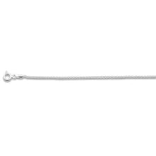 Load image into Gallery viewer, Sterling Silver Wheat Spiga Chain 035-1.5MM with Spring Clasp
