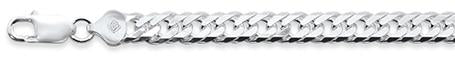 Sterling Silver 140-7.5mm DOUBLE Link Chain