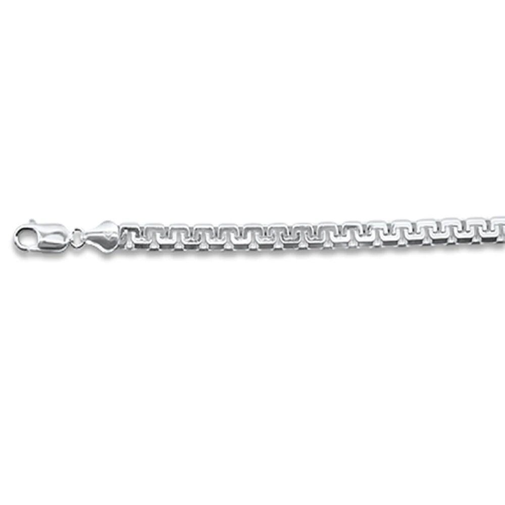 Sterling Silver 300-5mm Solid Greek Box Chain