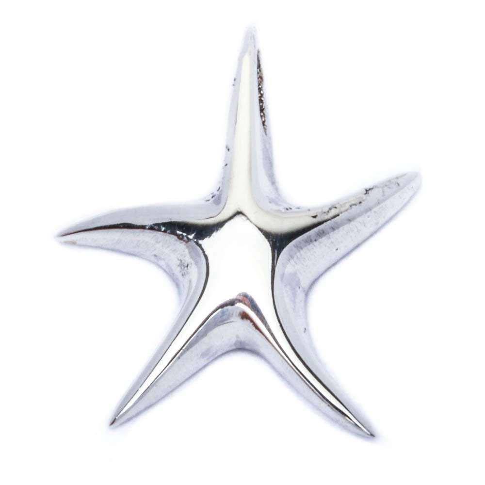 Sterling Silver Solid StarFish Pendant 18x16mm