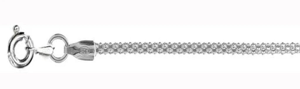 Sterling Silver 2.5MM Popcorn Chain