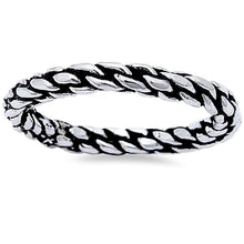 Load image into Gallery viewer, Sterling Silver Rope Design Fashion Band Ring