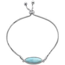 Load image into Gallery viewer, Sterling Silver New Natural Larimar Bracelet