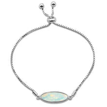 Load image into Gallery viewer, Sterling Silver New White Opal Bracelet