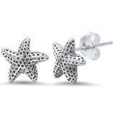 Sterling Silver Plain Leaf Star EarringsAnd Weight 2.1 Grams