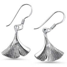 Load image into Gallery viewer, Sterling Silver Plain Whale Tale Design Dangling Earrings