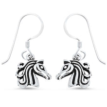 Load image into Gallery viewer, Sterling Silver Pony EarringAnd Thickness 31mm