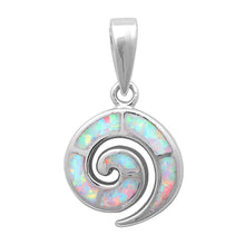 Load image into Gallery viewer, Sterling Silver New White Opal PendantAnd Width 16x13mmAnd Thickness 2mm