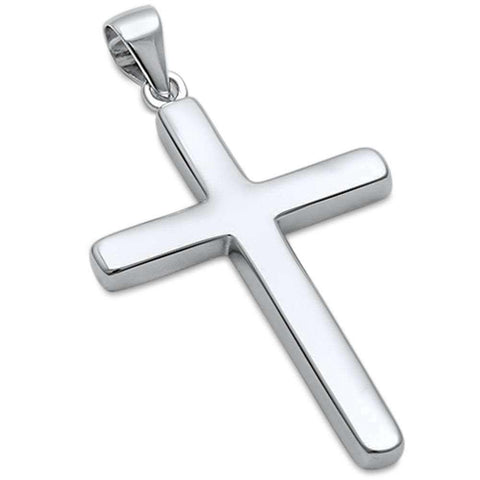 Sterling Silver Plain Cross Pendant