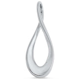 Sterling Silver Infinity PendantAnd Length 0.9 inches