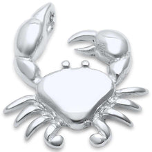 Load image into Gallery viewer, Sterling Silver Plain Crab PendantAnd Length 20mm