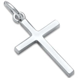 Sterling Silver Small Plain Cross .925 PendantAnd Length 1inch