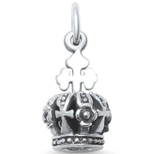 Load image into Gallery viewer, Sterling Silver Plain Crown .925 PendantAnd Width 17mm