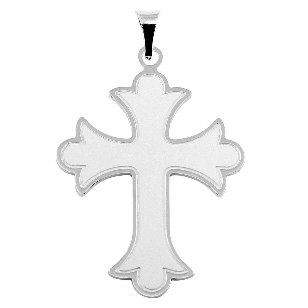 Sterling Silver Patonce Cross Pendant