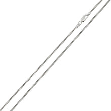Load image into Gallery viewer, Sterling Silver Rhodium Plated Round Box 1.25mm-024 Chain