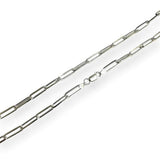Sterling Silver Diamond Cut Paperclip 150 Link 5.4mm Bracelet or Chain