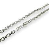 Sterling Silver Forzatina Diamond Cut 180-5.5mm Chain or Bracelet