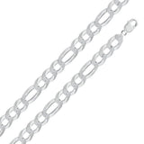 Sterling Silver Figaro 500 Chain