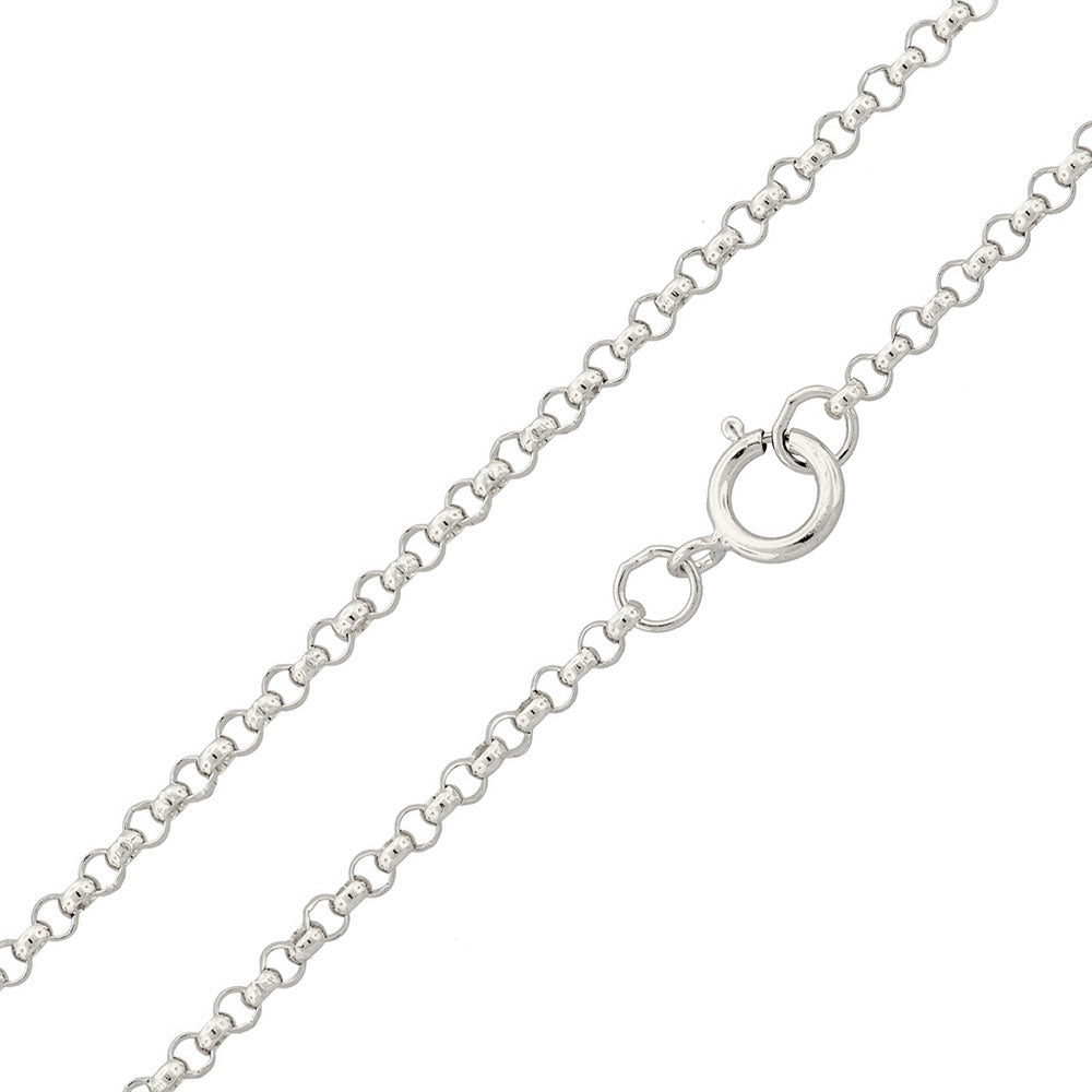 Sterling Silver High Polished Round Rolo 2.3mm-035 Chain