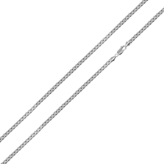 Sterling Silver Greek Box Diamond Cut 125-2.1mm Chains