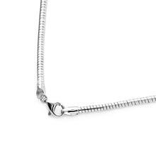 Load image into Gallery viewer, Sterling Silver High Polished Round 1.25mm Omega Chains